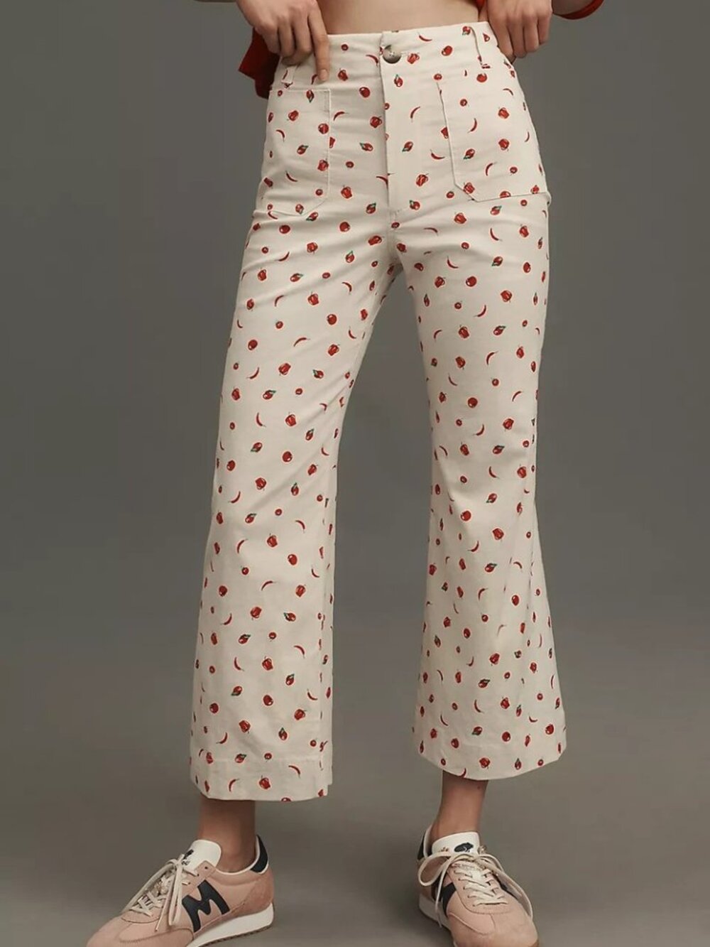 Anthropologie Maeve Colette Cropped Wide-Leg Pants : 25